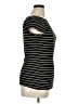 Green Envelope Stripes Black Short Sleeve Turtleneck Size XL - photo 4