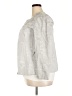 Olivia Matthews 100% Polyester Graphic Silver Jacket Size 18 - photo 5