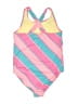 Lands' End Stripes Pink One Piece Swimsuit Size M (kids) - photo 2