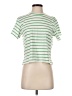 AYR Stripes Green Short Sleeve Turtleneck Size S - photo 1