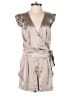 RACHEL Rachel Roy Metallic Silver Romper Size 0 - photo 1