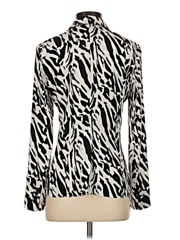 Diane von Furstenberg Long Sleeve Blouse (view 2)