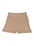 Intempo Solid Tan Khaki Shorts Size S - photo 1