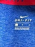 Nike 100% Polyester Blue Athletic Shorts Size L - photo 3