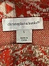Christopher & Banks 100% Cotton Paisley Orange Pullover Sweater Size S - photo 7