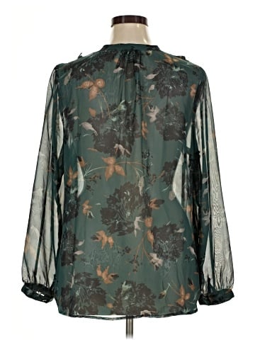 Dana Buchman Long Sleeve Blouse (view 2)