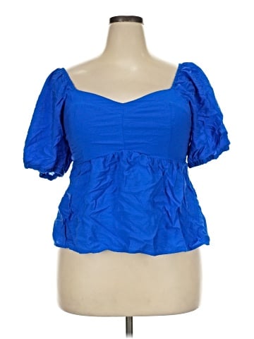 Nine West Short Sleeve Blouse (view 1)