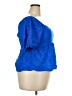 Nine West Blue Short Sleeve Blouse Size XXL - photo 4