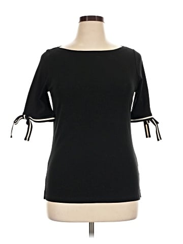 Lauren by Ralph Lauren 3/4 Sleeve T-Shirt (view 1)