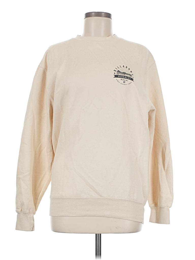Pre-owned Billabong Sweatshirt In Ivory