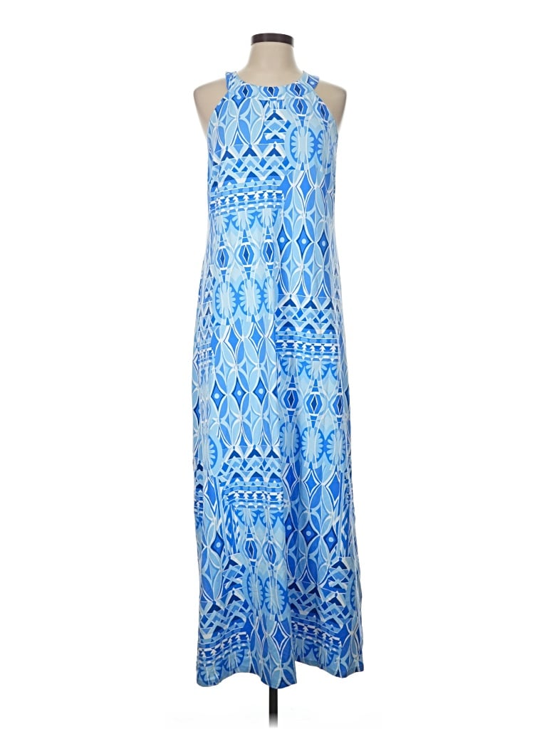 Pre-owned J. Mclaughlin Casual Dress In Blue