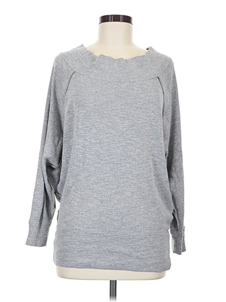Pre-owned We The Free Pullover Sweater In Gray