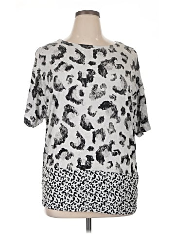 Cj Banks Short Sleeve Blouse (view 1)