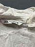 Zara White 3/4 Sleeve Button-Down Shirt Size XS - photo 7