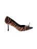 Sergio Rossi 100% Leather Animal Print Brown Heels Size EU 38 - photo 1