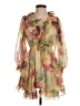 Assorted Brands Floral Tan Cocktail Dress Size XXS (estimated) - photo 1
