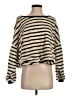 Free People 100% Polyester Stripes Gold Pullover Sweater Size XS - photo 1