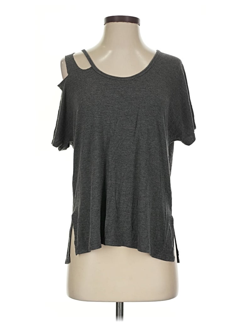 Pre-owned Terez Short Sleeve T-shirt In Gray