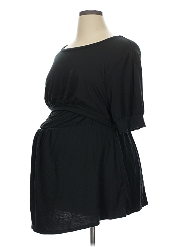 Pre-owned Isabel Maternity Casual Dress In Black