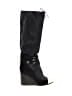 Chanel Black Wedge Boots Size EU 40 - photo 1