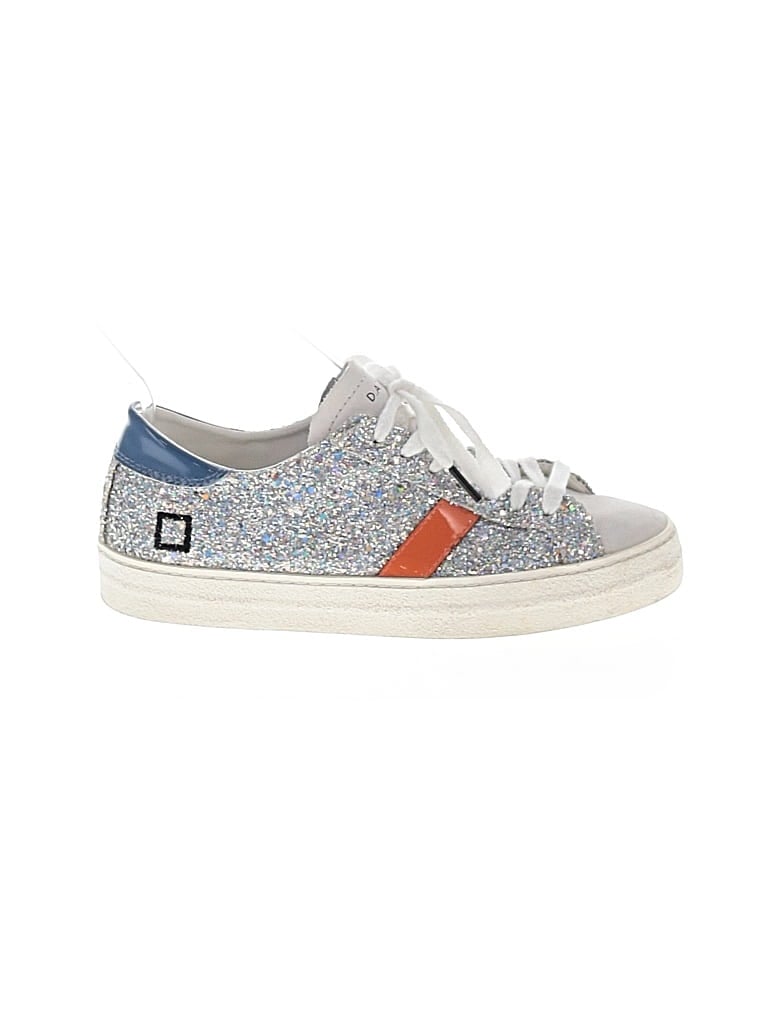 Pre-owned Date Sneakers In Silver