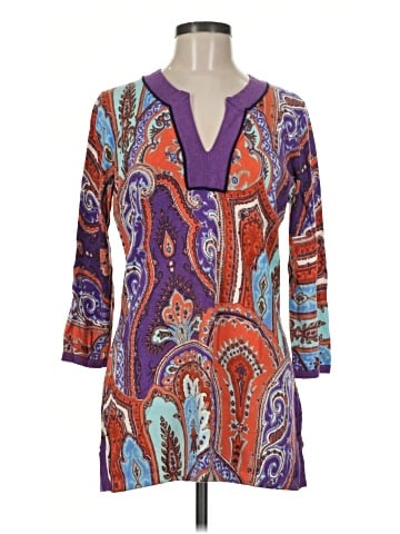 J. McLaughlin 3/4 Sleeve Blouse (view 1)