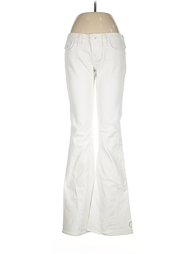 Pre-owned True Religion Jeans In Ivory