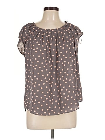 LC Lauren Conrad Short Sleeve Blouse (view 1)