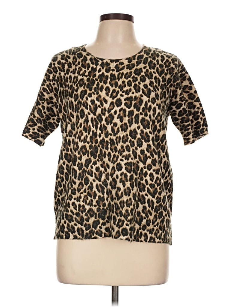 Pre-owned Cece Short Sleeve T-shirt In Brown