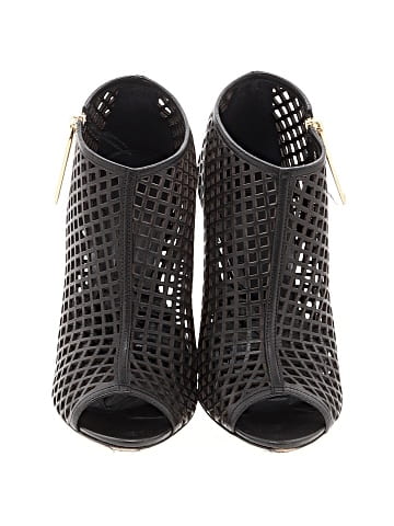 Burberry Leather Open Toe Booties (view 2)