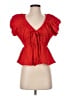 Sienna Sky Red Short Sleeve Blouse Size S - photo 1