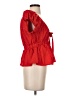 Sienna Sky Red Short Sleeve Blouse Size S - photo 4