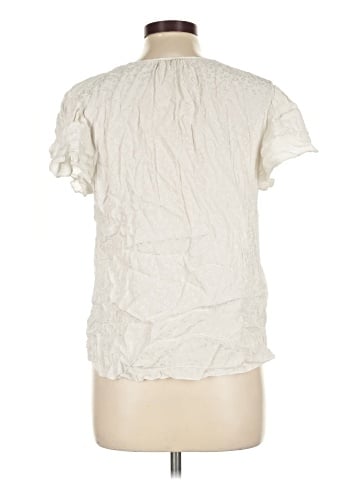 Rebecca Taylor Short Sleeve Silk Top (view 2)