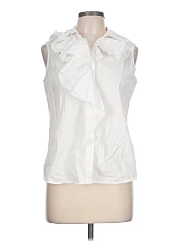 Simply Vera Vera Wang Sleeveless Button-Down Shirt (view 1)