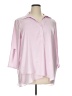 Renuar 100% Polyester Pink 3/4 Sleeve Blouse Size XL - photo 1