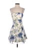 Lulus 100% Polyester Tropical Blue Cocktail Dress Size M - photo 1