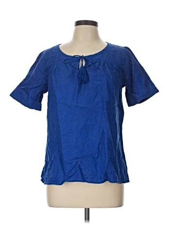 Lands' End Short Sleeve Blouse (view 1)