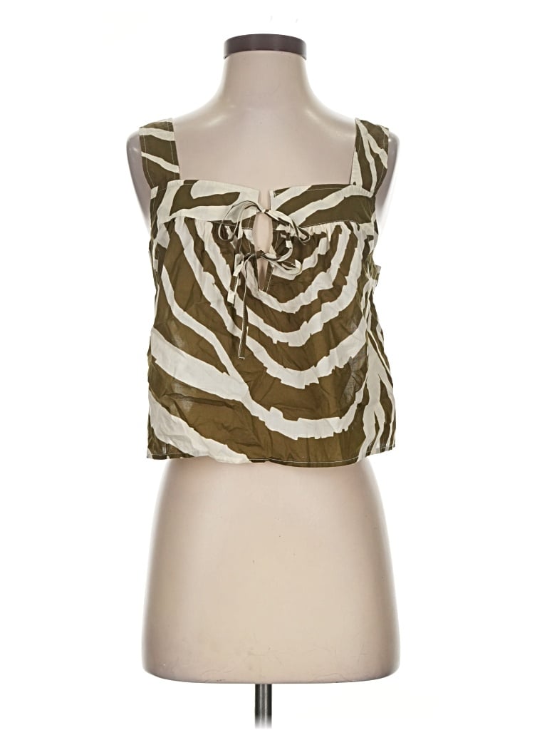 Pre-owned Rails Sleeveless Blouse In Gold