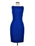 Cache Solid Blue Cocktail Dress Size 8 - photo 1
