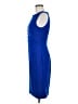 Cache Solid Blue Cocktail Dress Size 8 - photo 5