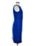 Cache Solid Blue Cocktail Dress Size 8 - photo 4