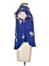 Sienna Sky 100% Polyester Blue Sleeveless Blouse Size XS - photo 4