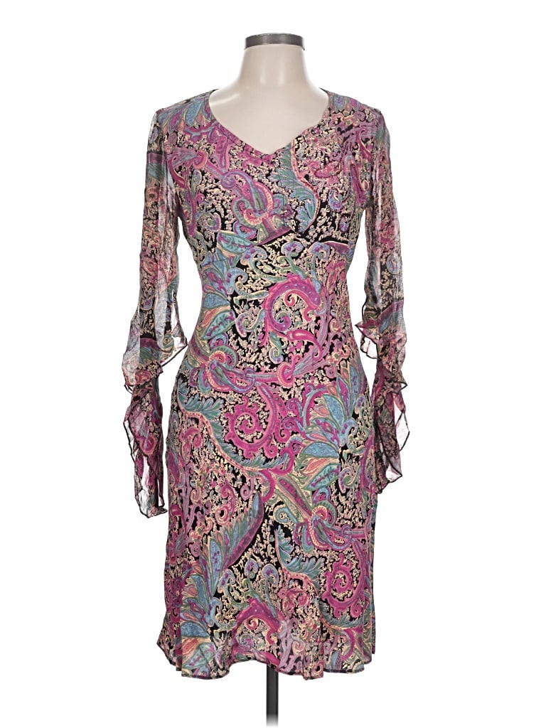 Pre-owned Angie Cocktail Dress In Purple