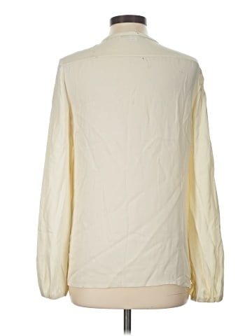 Diane von Furstenberg Long Sleeve Silk Top (view 2)