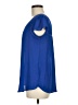 Maeve 100% Polyester Blue Short Sleeve Blouse Size 6 - photo 5