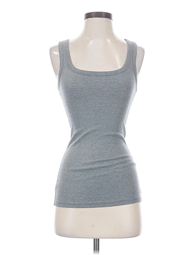 Pre-owned Felina Tank Top Gray Strapless Neckline Tops