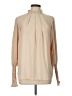 Unbranded 100% Polyester Tan Long Sleeve Blouse Size L - photo 1