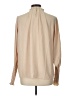 Unbranded 100% Polyester Tan Long Sleeve Blouse Size L - photo 2