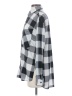 rue21 100% Polyester Checkered-gingham Gray Long Sleeve Blouse Size S - photo 5