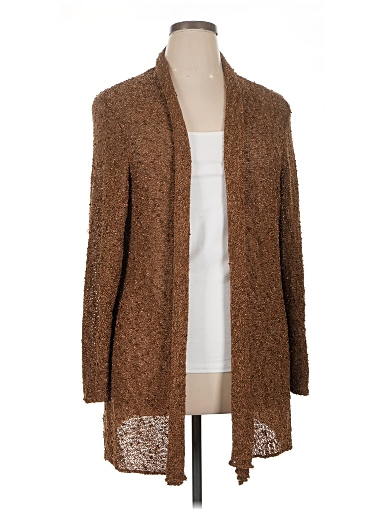 Pre-owned Chico's Cardigan Sweater In Brown